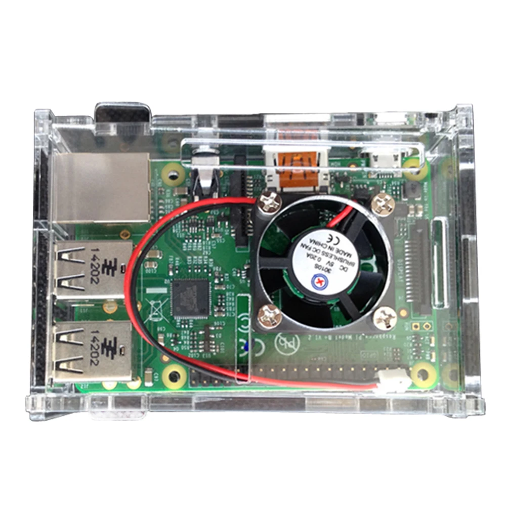Вентилятор охлаждения для Raspberry Pi Model A + B 1 шт. 5 В 0 2 а с винтами | Компьютеры и офис