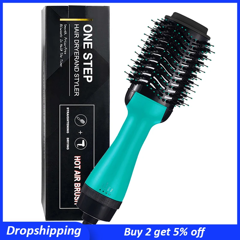 

Hot Air Brush professional Blower Electric Hair Dryer Multi Function Curling Iron Rotating Hairdryer Comb styling tools