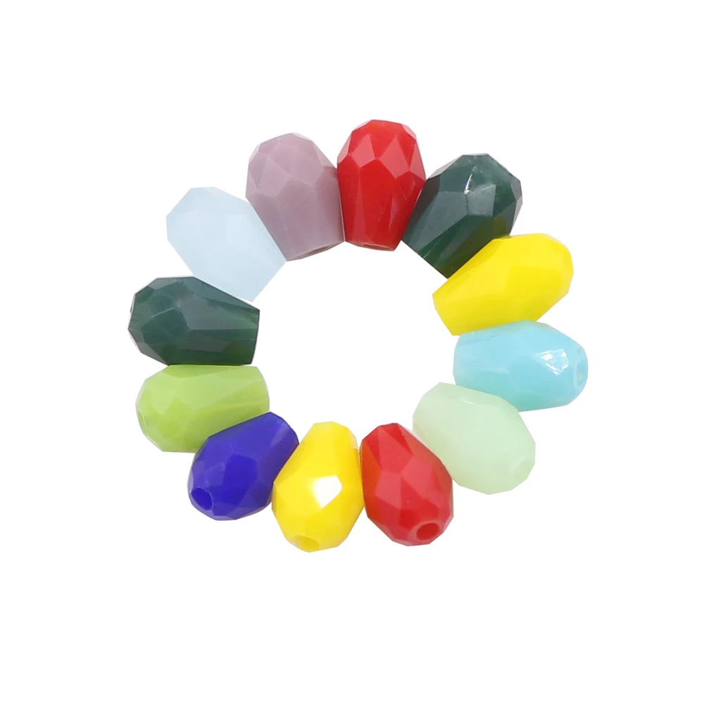 Стеклянные каплевидные бусины Миюки подвески с кристаллами 3x5 мм 280 шт./лот для