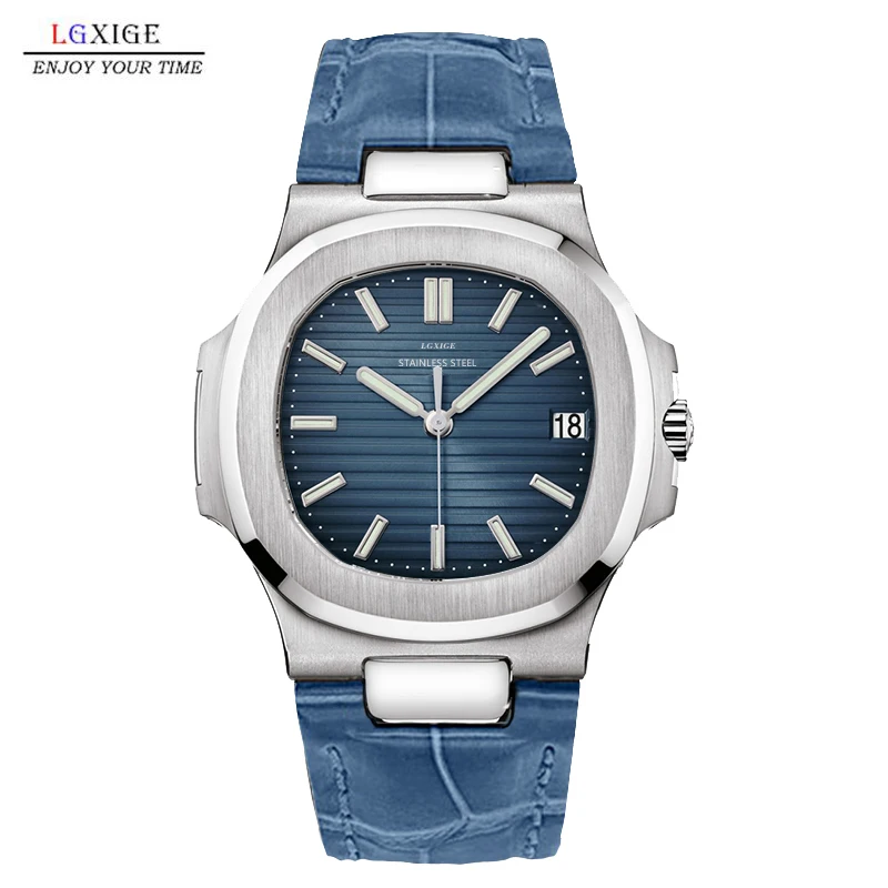 Мужские часы горячая Распродажа Винтажный дизайн кожаный ремешок корпус из