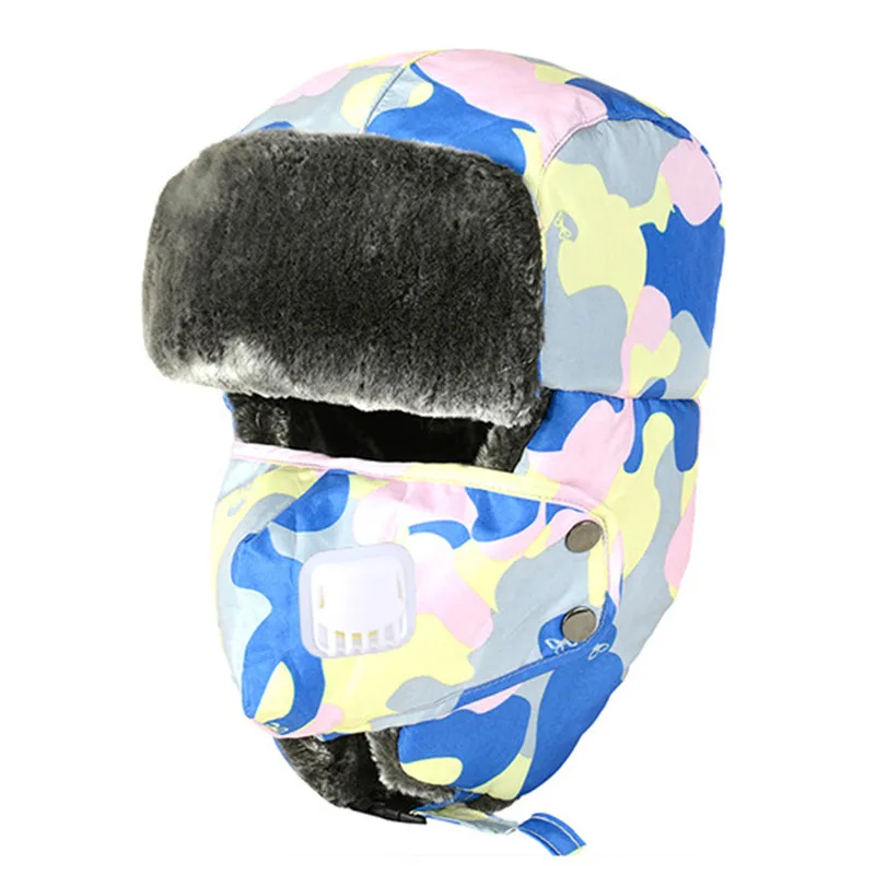 Утолщенная Лыжная шапка зимние наушники Спортивная Кепка Кемпинг туристическая