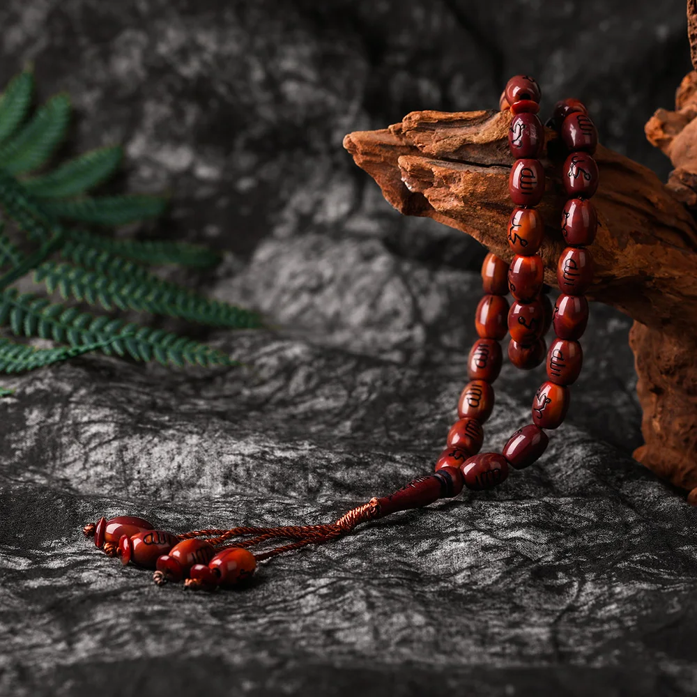 10x13mm 33pcs Ближний Восток Браслеты Tassel Pendant 33 четки исламский мусульманский тасбих Аллах Мохаммеда четки оптом по низкой цене для Для женщин Для мужчин - Окраска металла: 10x13mm 33pcs