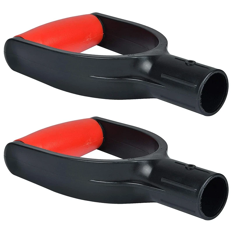 

2 Pack D Shaped Grip Shovel Handle Replacement,Digging Raking Tool Replacement Spades Forks Garden Snow Removal