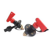 1pc car truck boat auto battery disconnect key cut off power selector switch onoff with waterproof cover isolator master switch