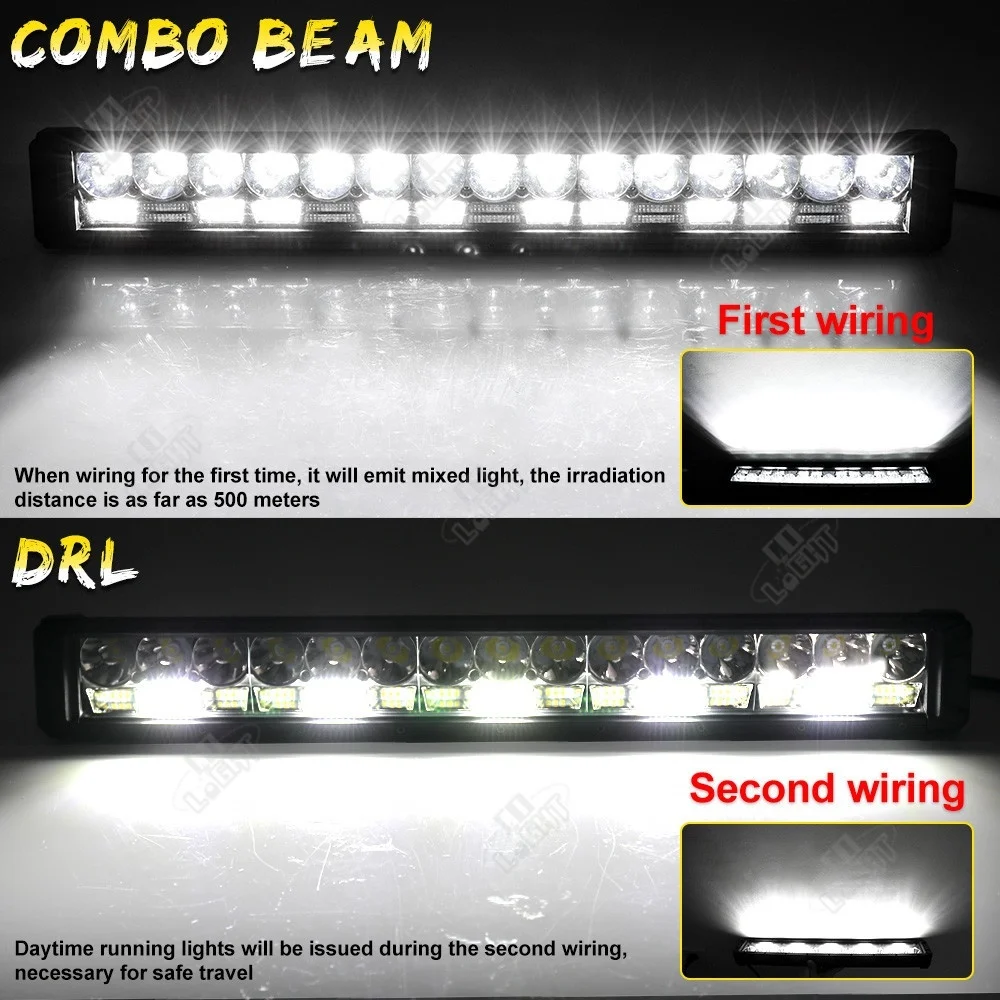 CO LIGHT 12D светодиодные панели комбо 32 "480 Вт DRL для 4x4 внедорожных 4WD ATV UAZ грузовиков