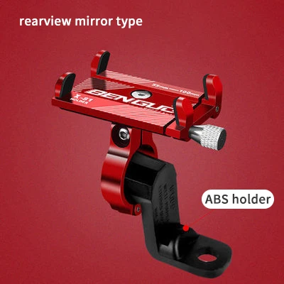 

Universal Aluminum Alloy Bike Bicycle Phone Holder Racks Motorcycle Handlebar Mount Non-Slip Moblie Cell Phone Clip for Bike