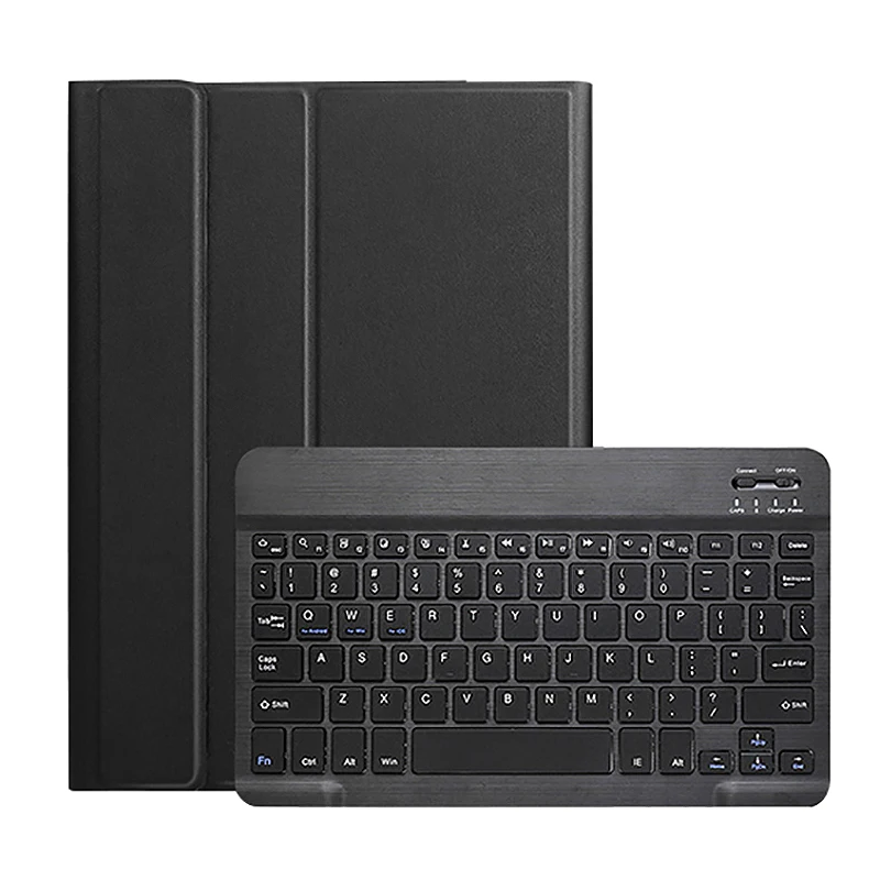 Беспроводная клавиатура для Samsung Galaxy Tab S6 Lite PU Case + 7 цветная с подсветкой 2 в 1