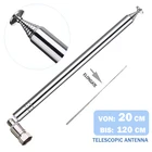 120 см Автомобильная DAB FM радио аудио телескопическая антенна Расширенная до 10 секций запасной фитинг F разъем