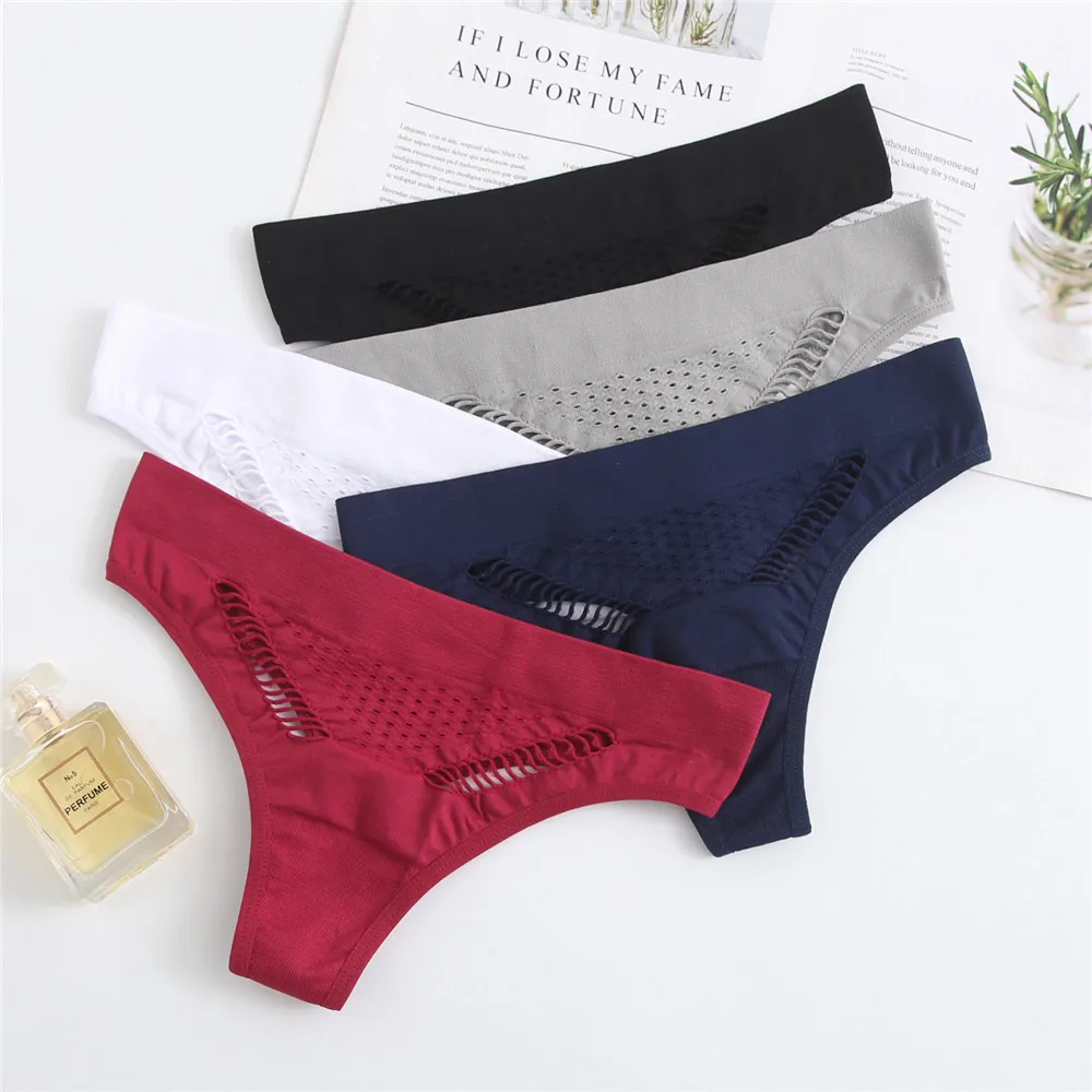 

Cotton Low-waisted Seamless Women Shapers High Waist Knickers Pants Panties Thong Body Lady T-back Underwear