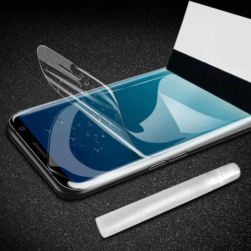 3D полное покрытие ПЭТ пленка для samsung Galaxy S6 S7 S9 Plus NOTE8 протектор экрана