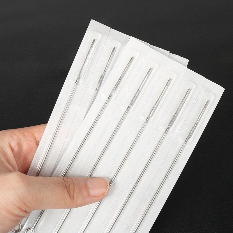 50 шт./кор. одноразовая Стерильная игла для круглых линий/шейдеров иглы татуировки