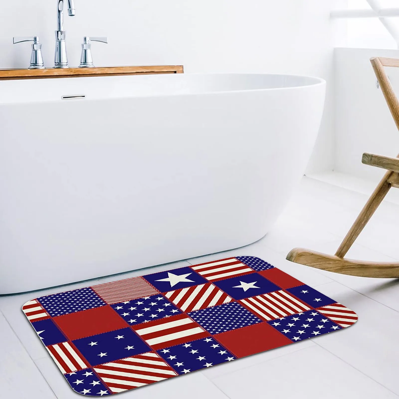 

Independence Day Decoration Door Mat Anti-slip Bottom Indoor Outdoor Carpet Living Room/Bedroom Rug Modern Area Rugs Floor Mats