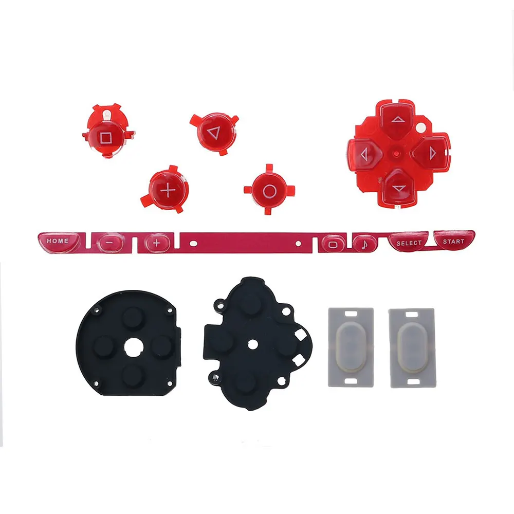 Резиновый проводящий R L для psp1000 PSP 1000 кнопки левого и правого цвета