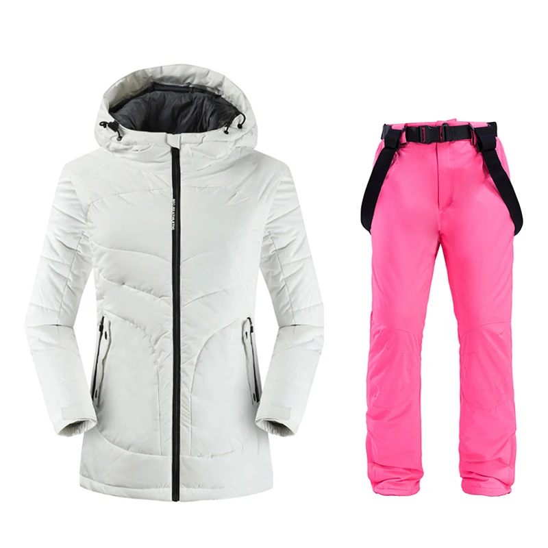 Костюмы для сноуборда женские зимние ветрозащитные водонепроницаемые комплекты