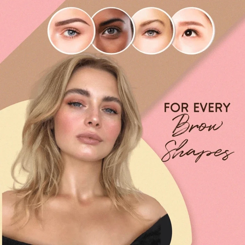 

3D Stick-On Eyebrows Sticker Eye Brow Makeup Decal KG66