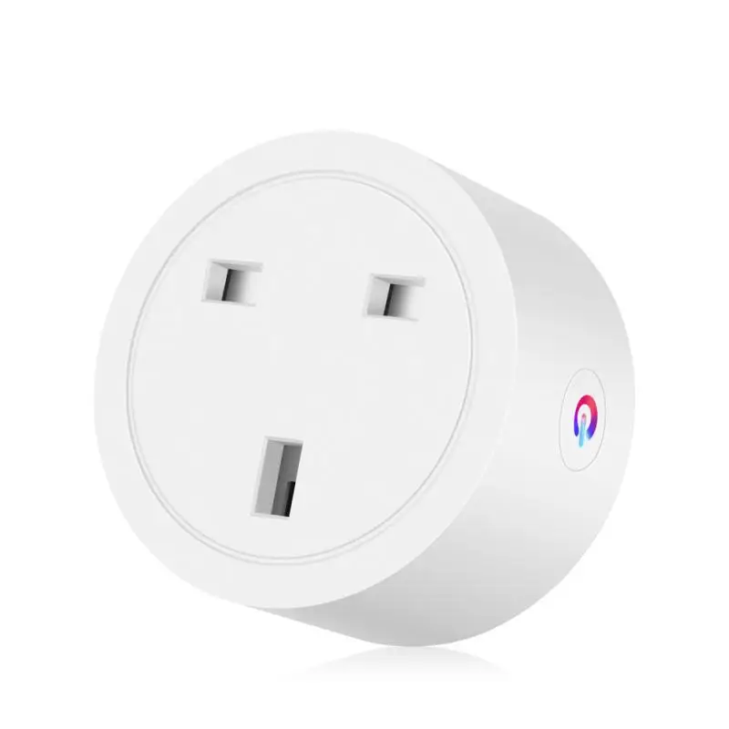 

WIFI Wireless Remote Socket Smart Timer Plug Voice Control UK Home Fire Retardant PC Smart Power Socket UK Plug