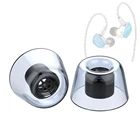 Латексные насадки для наушников-вкладышей Tripowin x HBB: Mele IEM KZ EDX 1DD 10 мм HiFi насадки для LZ A7 HIFI противоскользящие наушники