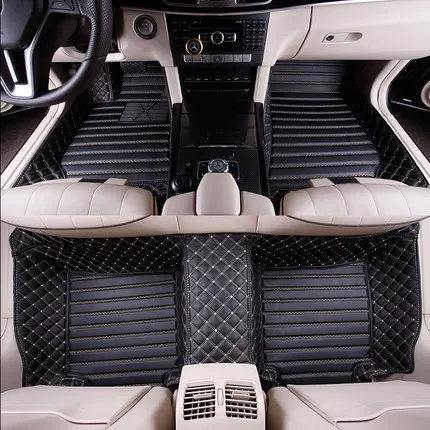 

Специальные автомобильные коврики с полным покрытием на заказ, водонепроницаемые прочные коврики для Mitsubishi ASX Galant Grandis Outlander Pajero, 5 мест