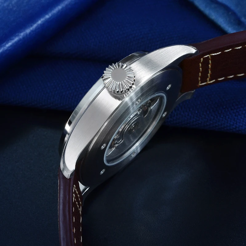 Мужские механические часы-пилот из нержавеющей стали | Наручные часы