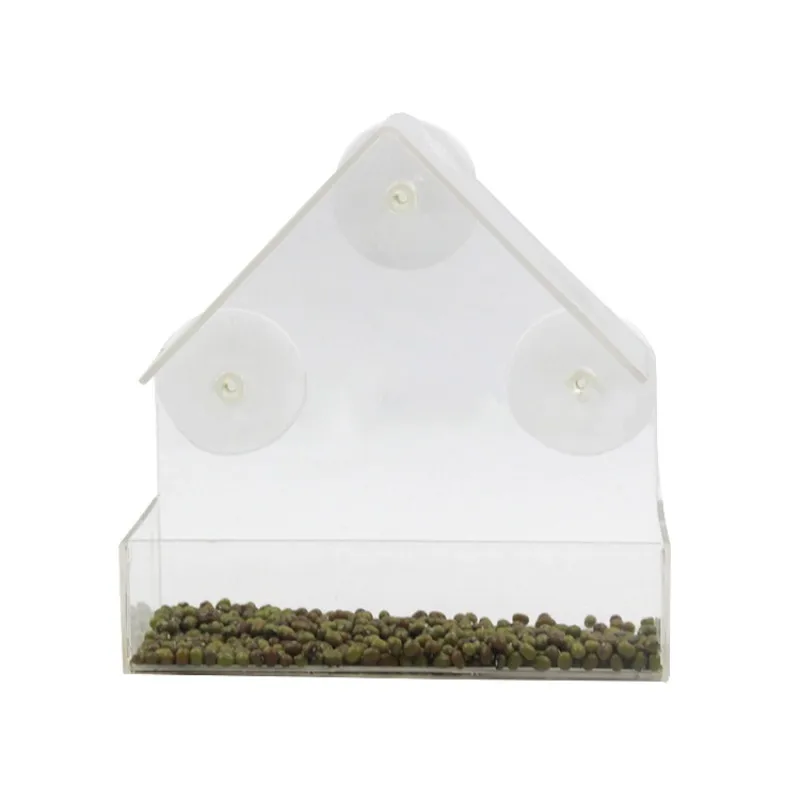 Оконные кормушки для птиц прозрачные стеклянные клетки просмотра окон кормов