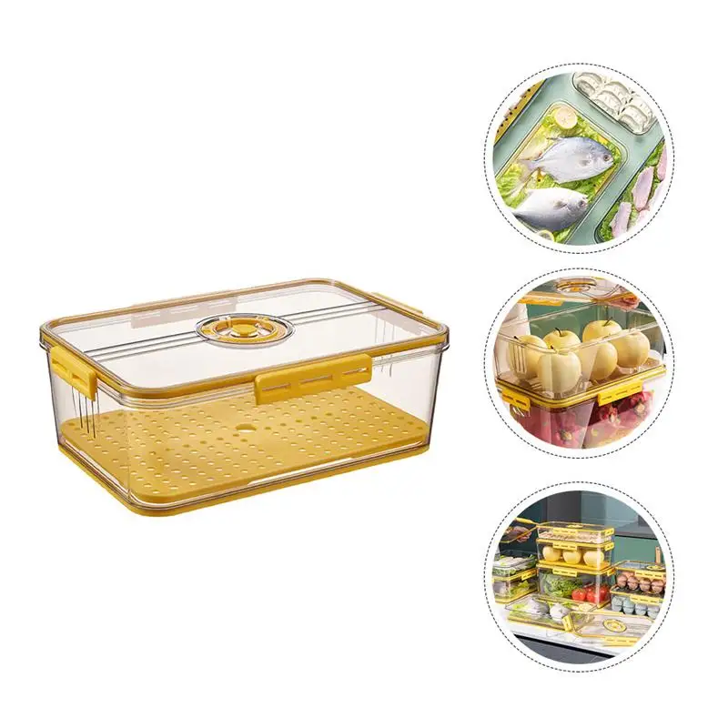 

1 Pc of Food Preservation Box Fridge Food Box Preservation Box Food Box for Food Kitchen