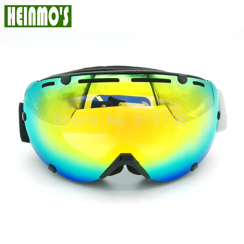 Лыжные очки 6 цветов двойные UV400 противотуманная большая Лыжная маска для катания