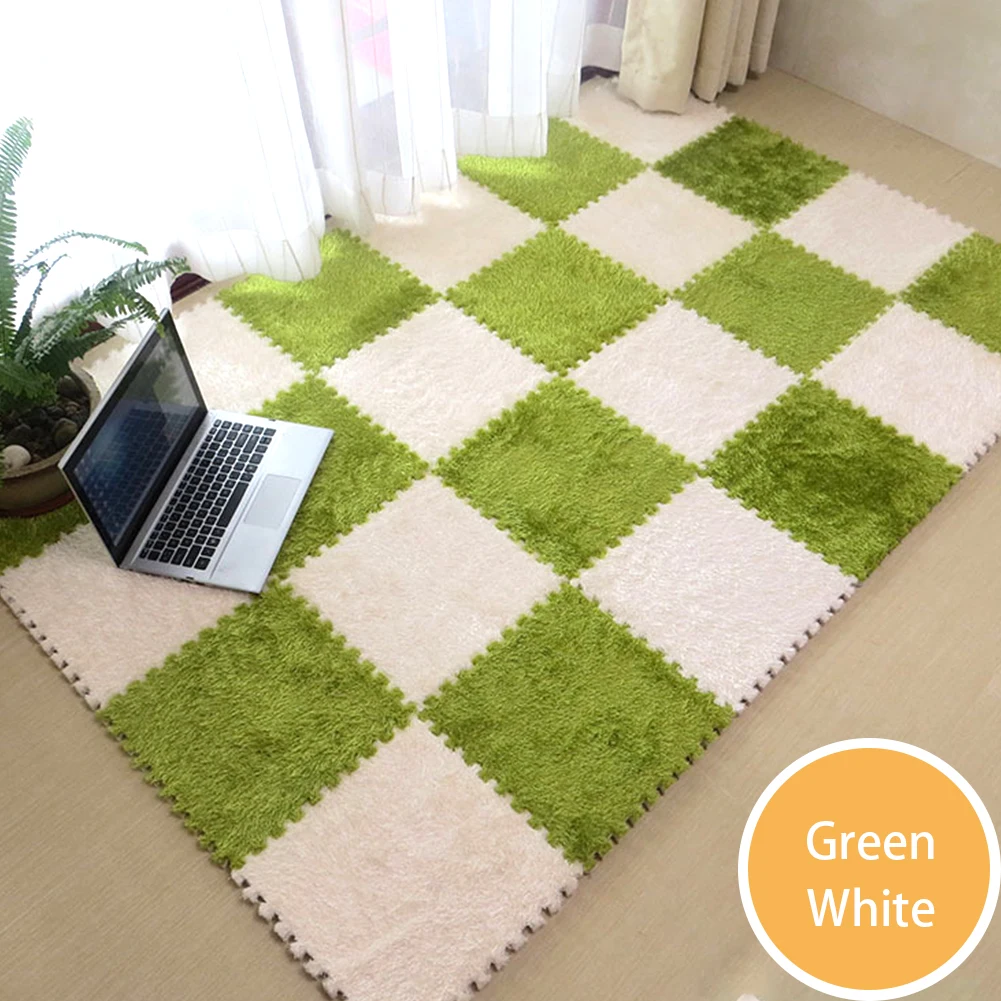 Плюшевый коврик ковер лобзик теплое лохматое мягкое противоскользящее покрытие
