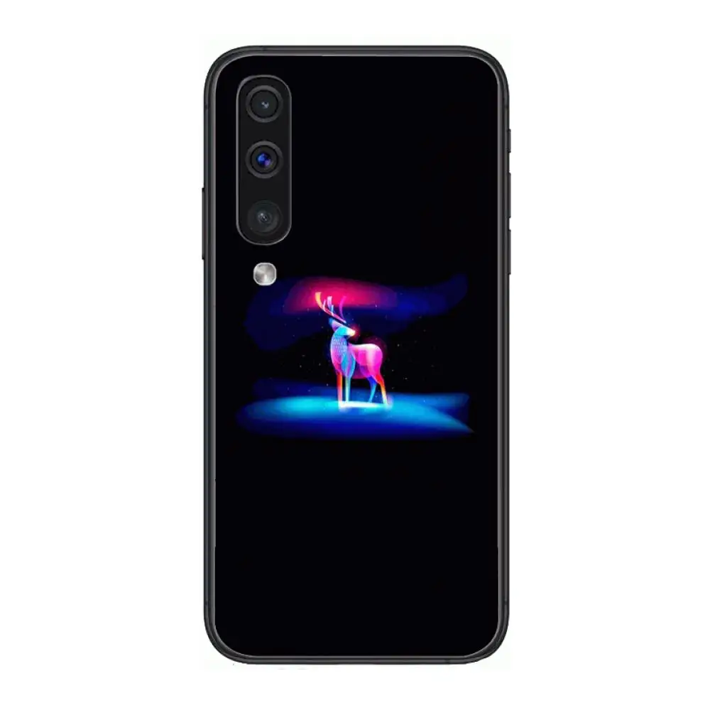 

Elk Boutique Animal Phone Case Hull For Samsung Galaxy A 3 5 6 7 8 9 E 2018 Plus 2017 E S Black Shell Art Cell Cover TPU
