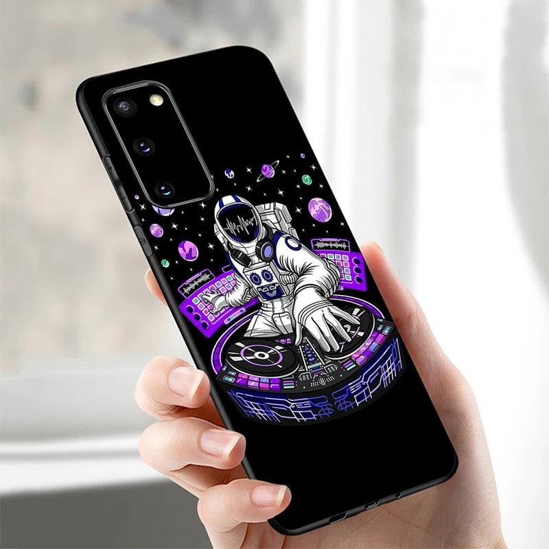 Graffiti black Soft phone Case For Samsung S20 S10 S9 S8 S7 edge Plus Lite Note 8 9 10 A6 A7 A8 A9 2018 Cover | Мобильные телефоны
