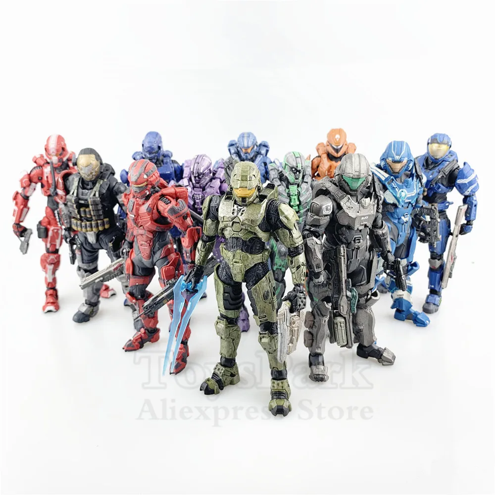 Оригинальная экшн фигурка игрушки Mcfarlane Halo Series 5 &quot Спартанский солдат Локке Фред