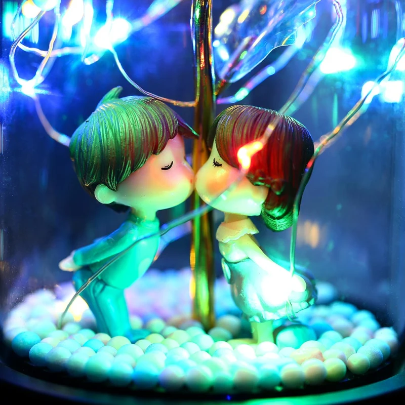 Новинка 2020 светильник цвет ed золотая фольга цветок розы со стеклянной крышкой