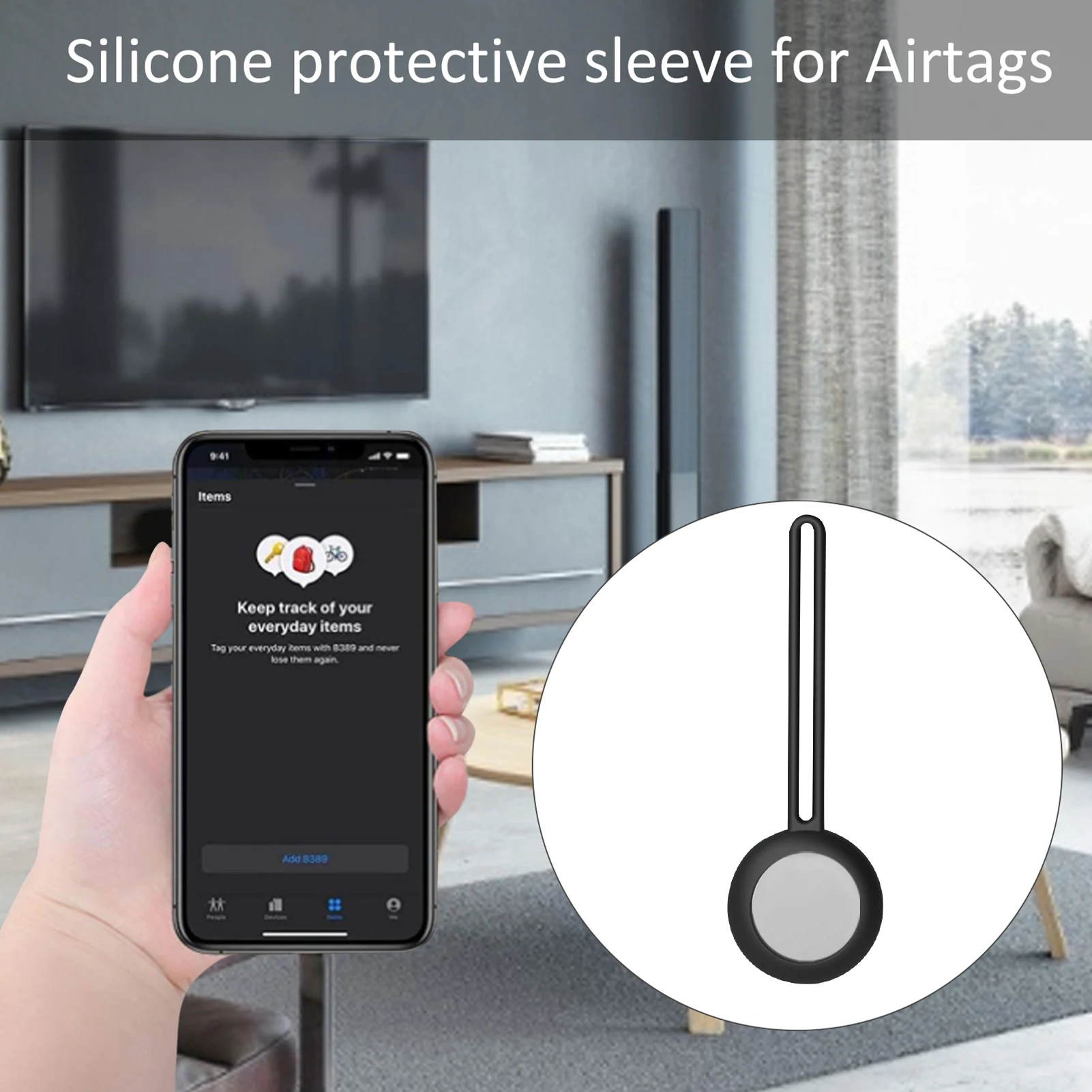 

Protection Cover For AirTag Protective Case Sleeve Anti-scratch Anti-lost Protector Shell For Air Tags Locator Tracker 2021 New