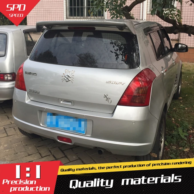 Спойлер для Suzuki Swift высококачественный АБС пластик праймер на заднее крыло