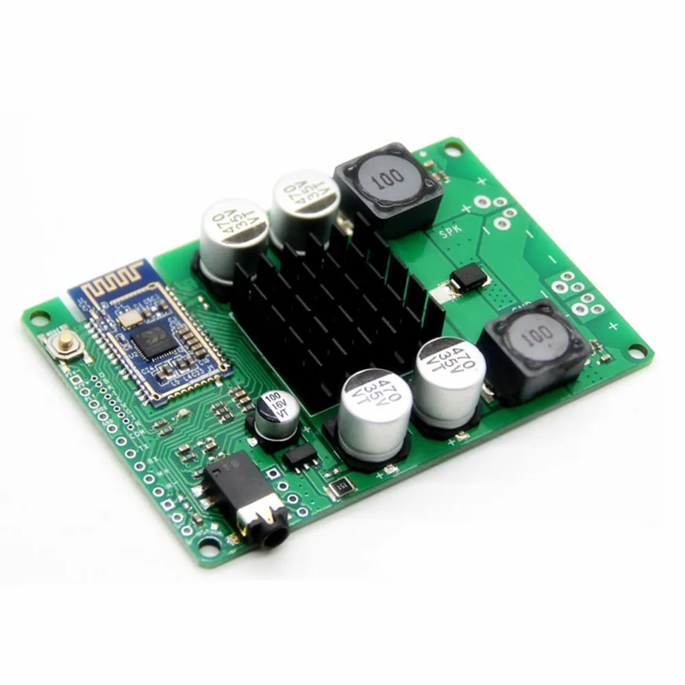 Taidacent 80 Вт 100 моно динамик PCBA 5 0 Bluetooth совместимый OEM аудио модуль 12В 24В Aux усилитель