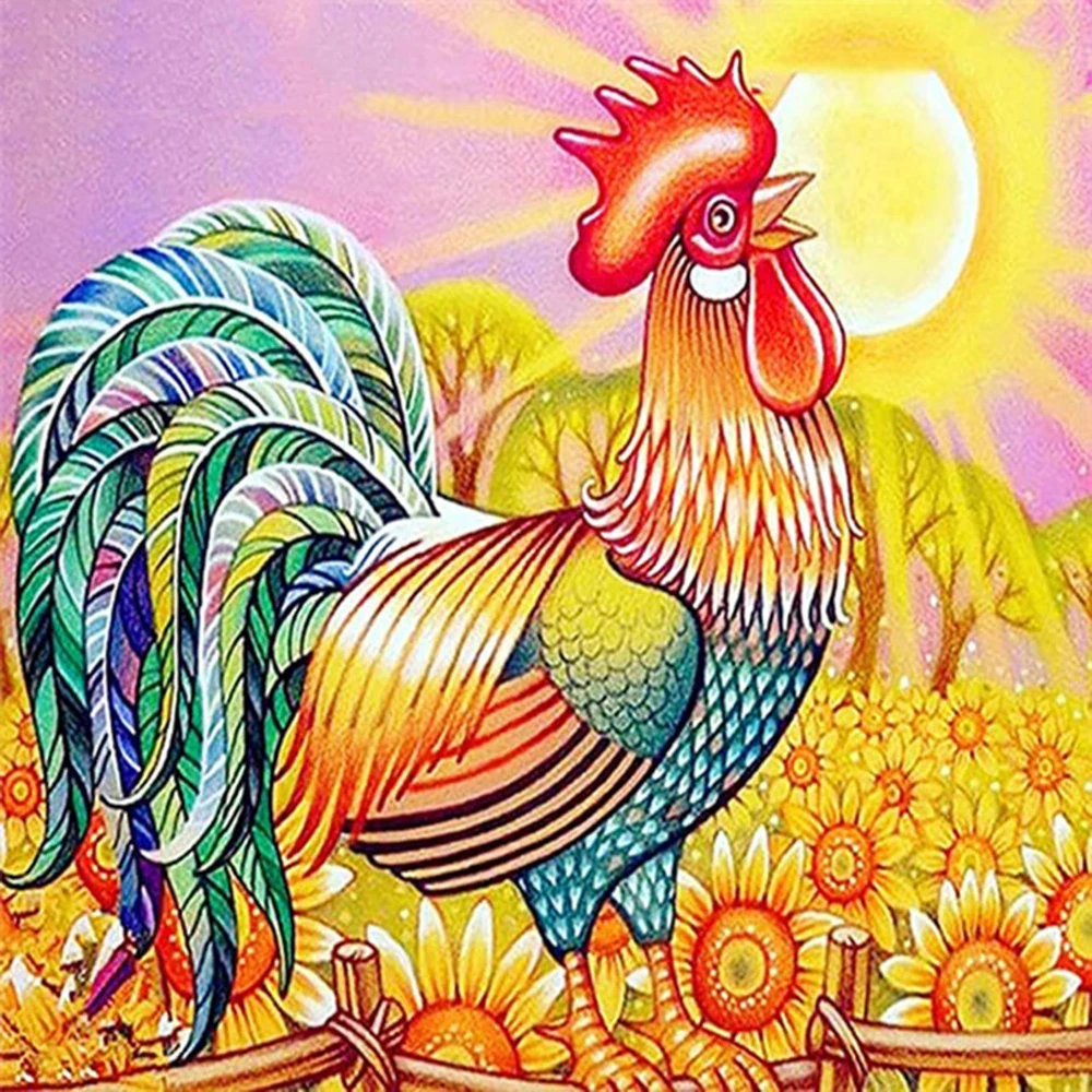 

5D алмазная живопись животные цыпленок наборы для вышивки крестиком вышивка наборы рукоделия подарок ручной работы