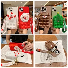 Coin Purses Pop Case For Xiaomi Redmi 10 4A 4X 5Plus 5A 6 6A 7 7A 8 8A 9 9A 9C 9T Pro Wallet Pop Fidget Toys Push Bubble Cover