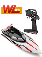Wltoys RC Speed Boat WL912A Fishing Boat 2.4GHz 35Km/h Capsize Protection RC 390 Motor Boats for Pools and Lake Toys Kids Gift