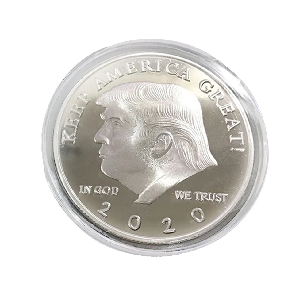 Дональд Трамп двухсторонняя копия фигурка президента Подарочная коллекция