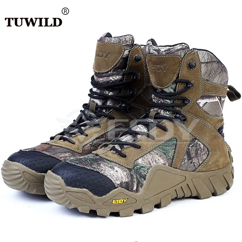 

Мужские камуфляжные ботинки ESDY, нескользящая обувь из ЭВА, с защитой от брызг, для активного отдыха, походов, альпинизма