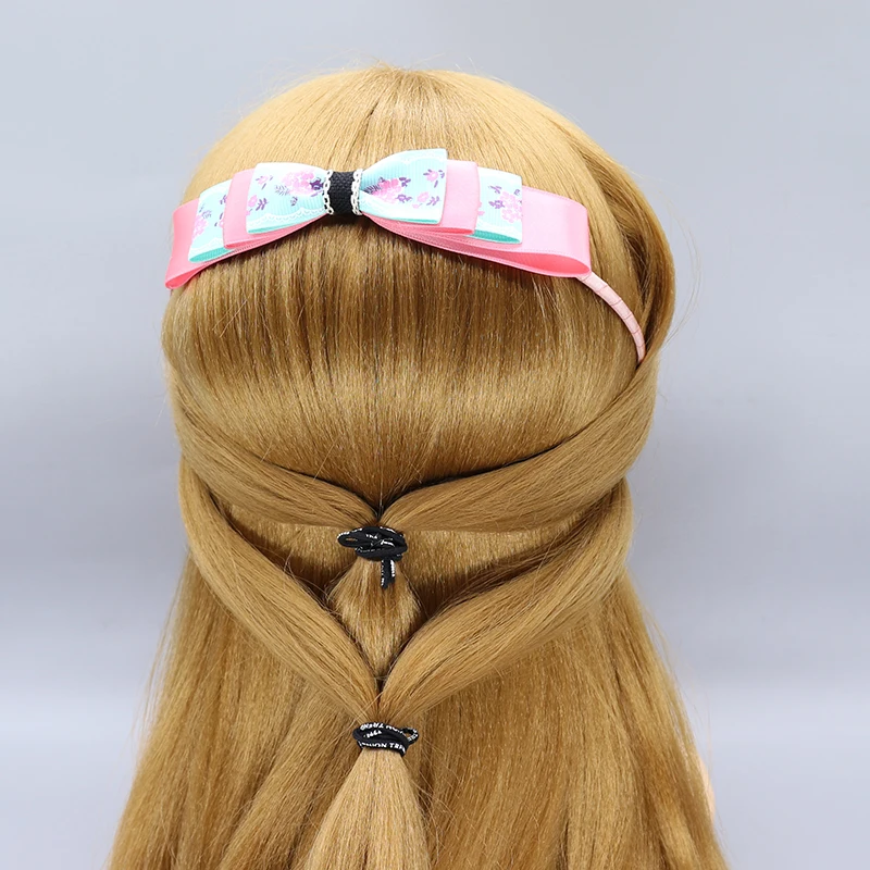 Оптовая продажа дети из Кореи повязка для волос с бантом на голову милое spinki