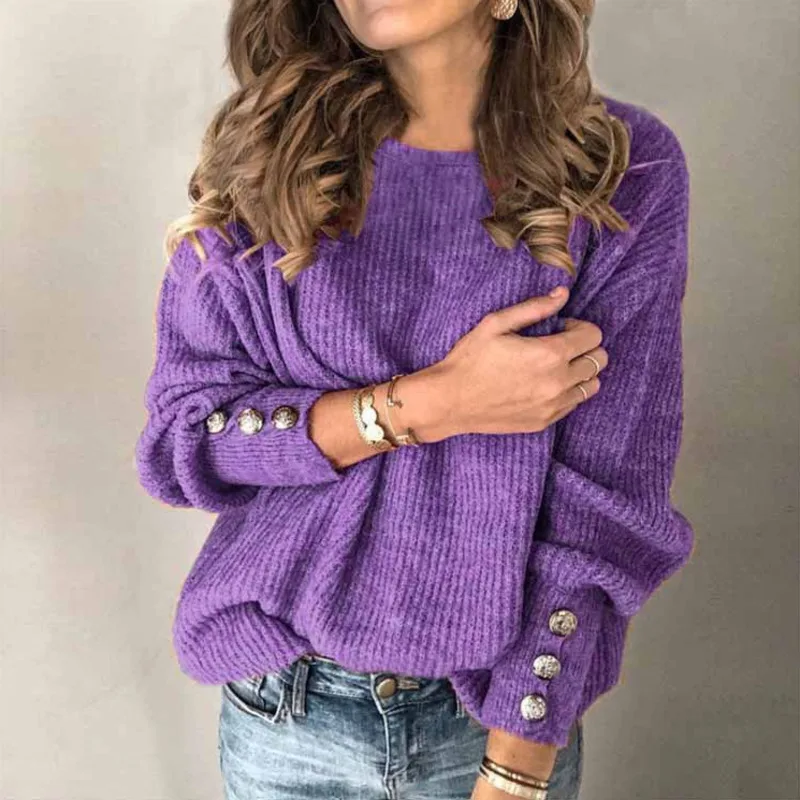 TITAME Women Knitted Sweater High Neck Knitting Solid Long Sleeve Sweaters Female Fashion Turtle Jacket | Женская одежда