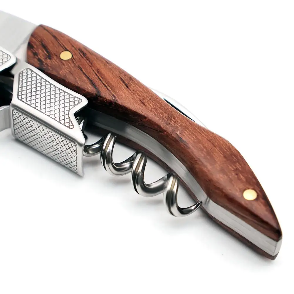 Штопор для вина Профессиональный штопор официантов и нож фольги подарок