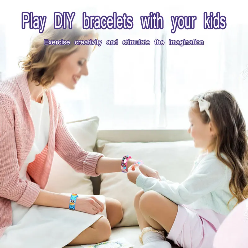 

Multi-Color Children Silicone Bracelet Building Block Toy Beautiful AdjustableSilicone Bracelet Cartoon kids Wrist Band For Kids