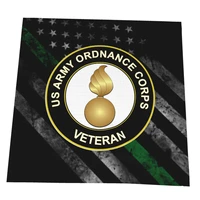 us army veteran ordnance corps reusable washable napkins bathroom roll cleaning cloth kitchen soft dining table mat fabric