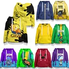 Browlings ворона игра шутер 3D печати свитер с капюшоном Одежда Harajuku толстовки милые дети Leon топы для мужчин 2021 для маленьких мальчиков и девочек