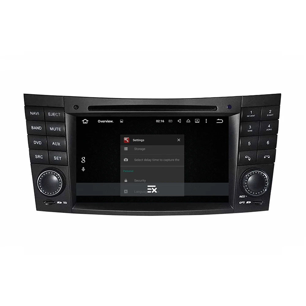 

Hualingan por Benz E/CLSHL87972002-2008 Ao Android 10.0 7 Pulgadas pantalla tctil GPS Navi Multimedia 4G WIFI USB Carplay