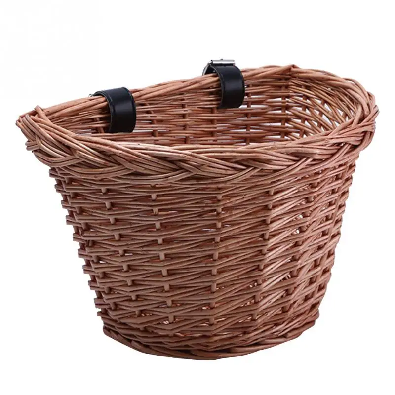 Однотонная Съемная универсальная велосипедная корзина для покупок D образной