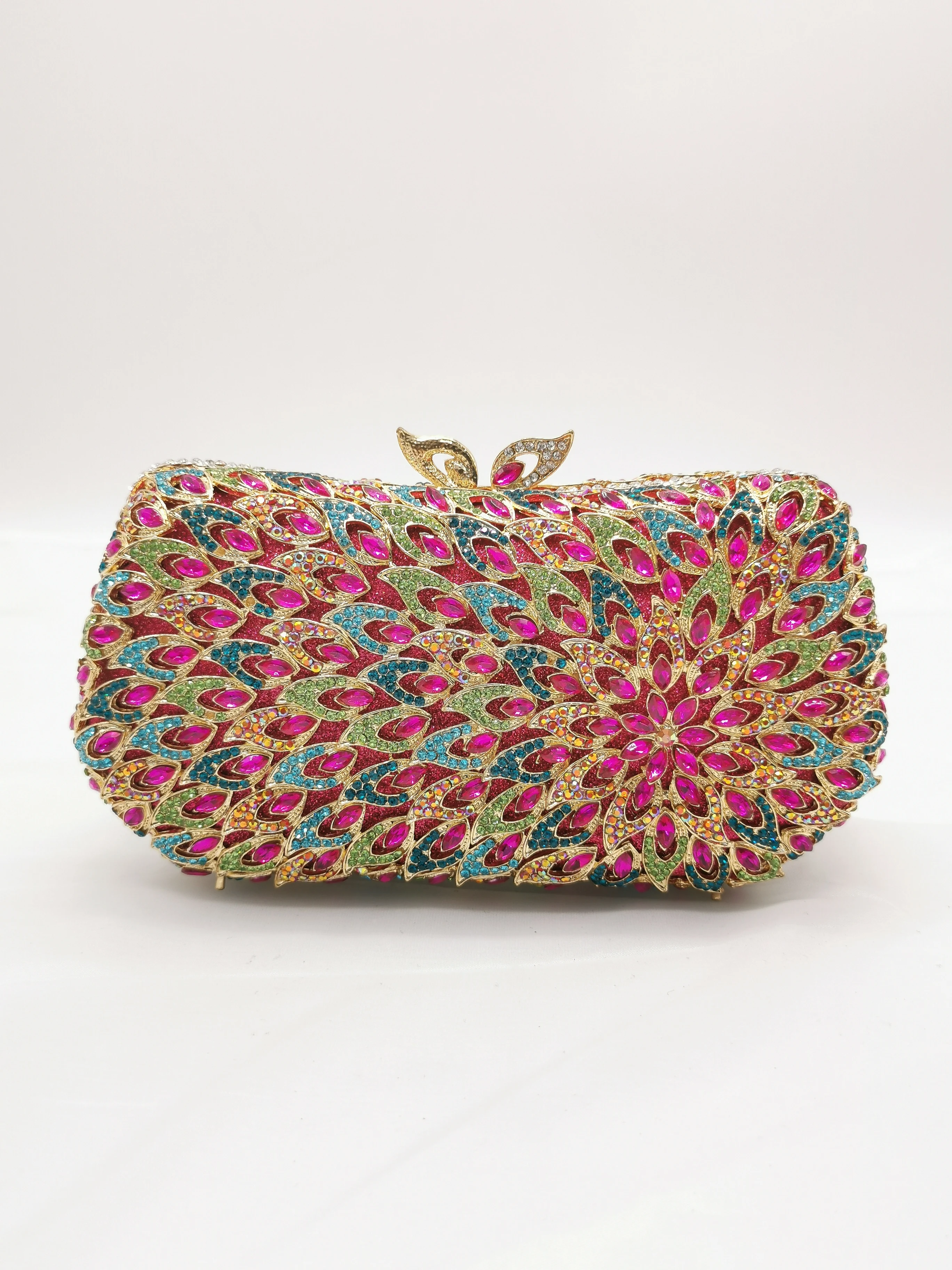 Новинка 2021 вечерняя сумочка с цепочкой и кристаллами стразы Свадебный клатч