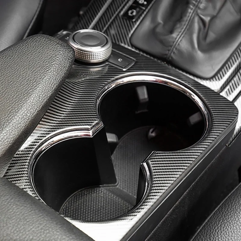 

Car Stainless Steel Console Water Cup Holder Frame Cover Trim Sticker for Mercedes Benz GLK X204 2008-2015 Accessories