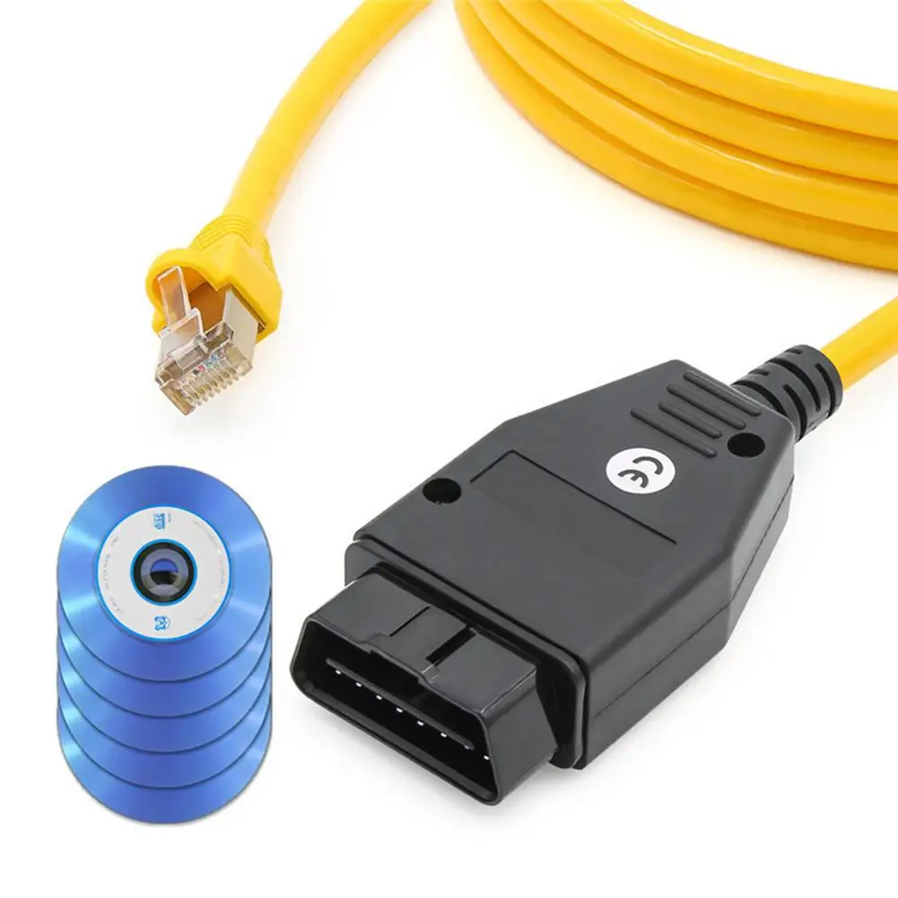 

Car Detection Line Auto Diagnostic Tool Cable Cars Diagnostic Line Brush Hide Esys Date Cable For -bao -ma- ENET F-Serie